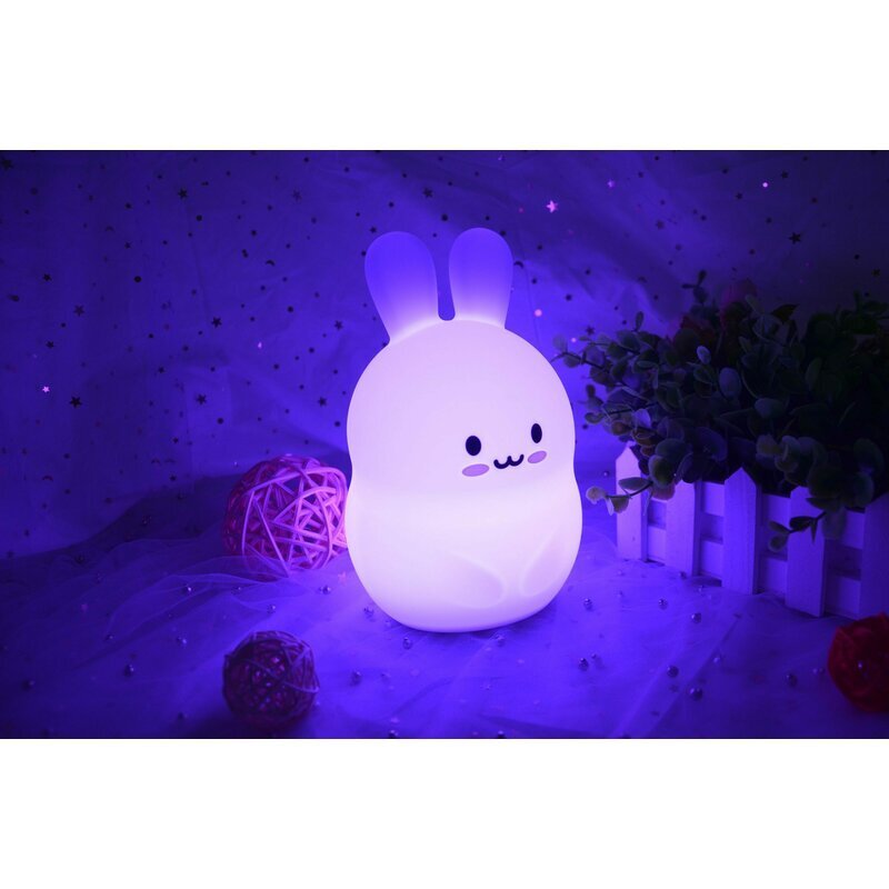 FreeON Lampa de veghe din silicon Rabbit