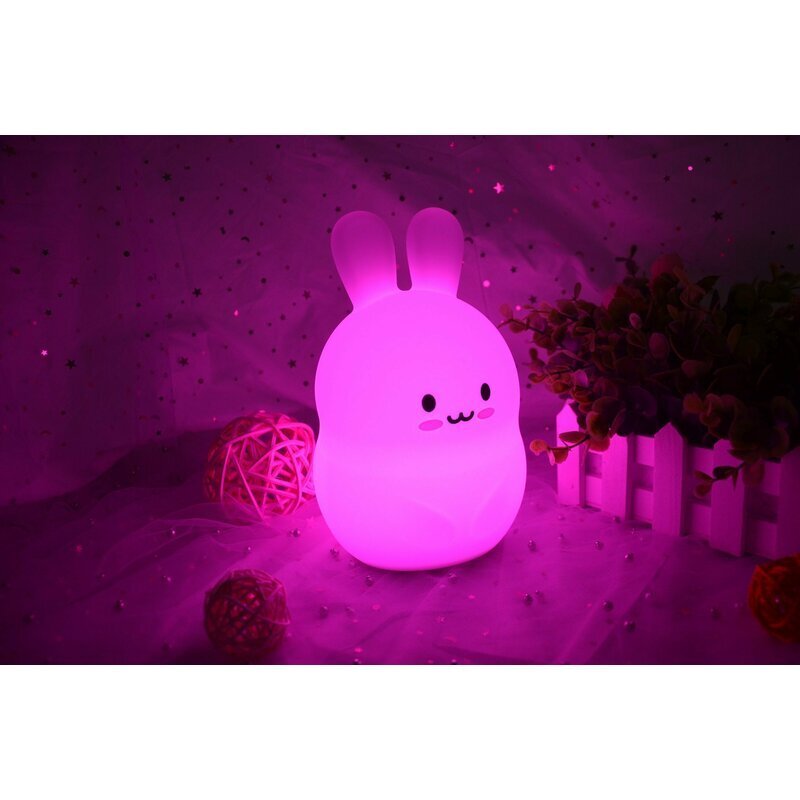 FreeON Lampa de veghe din silicon Rabbit