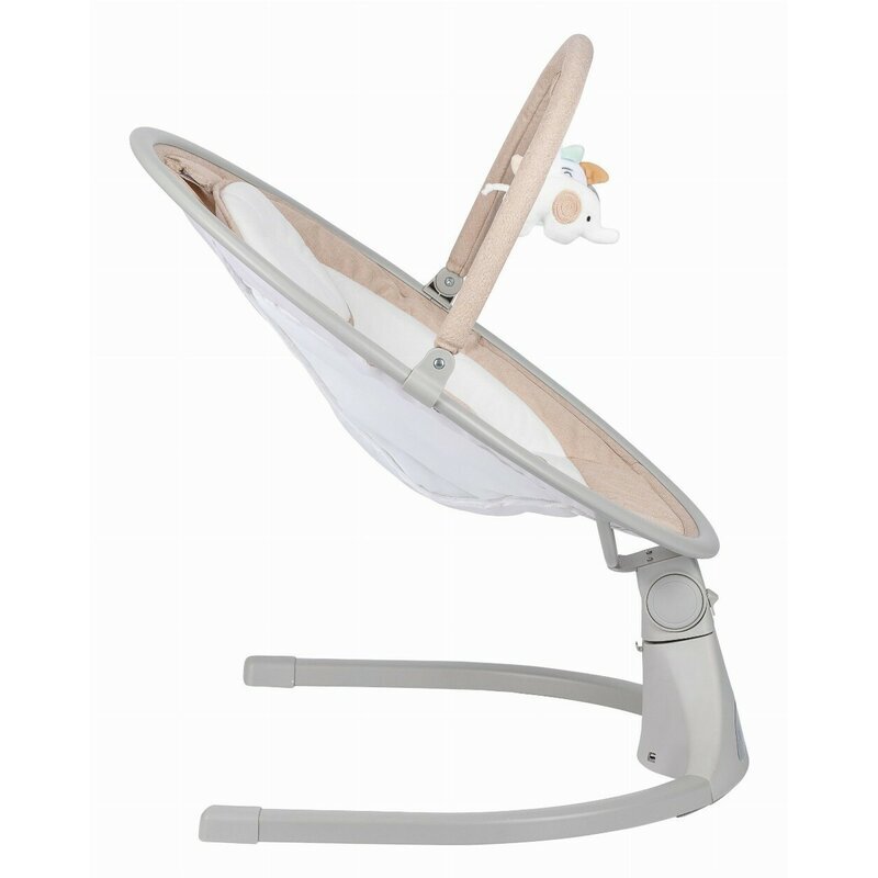 FreeON Leagan balansoar Elite Beige cu 12 melodii 5 viteze de balansare si 3 pozitii de reglare a spatarului