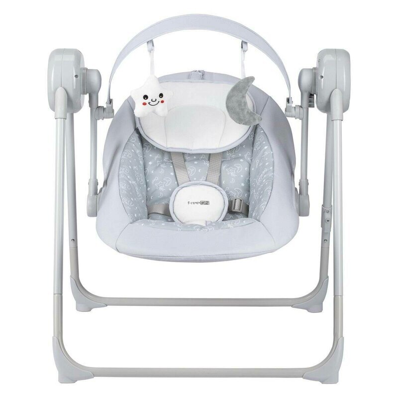 FreeON Leagan Snuggy Stars cu 5 viteze de leganare 8 melodii pana la 9 kg