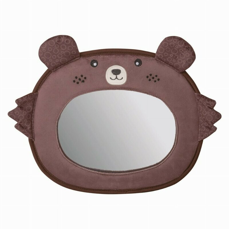 FreeON Oglinda auto pentru supraveghere bebelusi Bear Brown