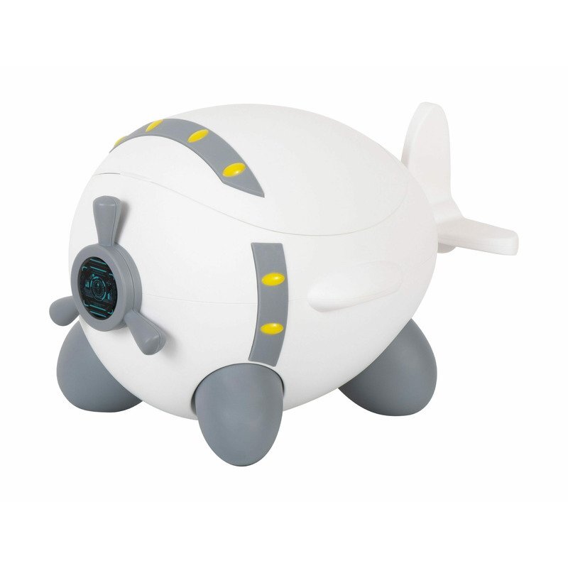 FreeON Olita copii in forma de avion Potty Plane 32 cm x 28 cm x 41 cm WhiteGrey
