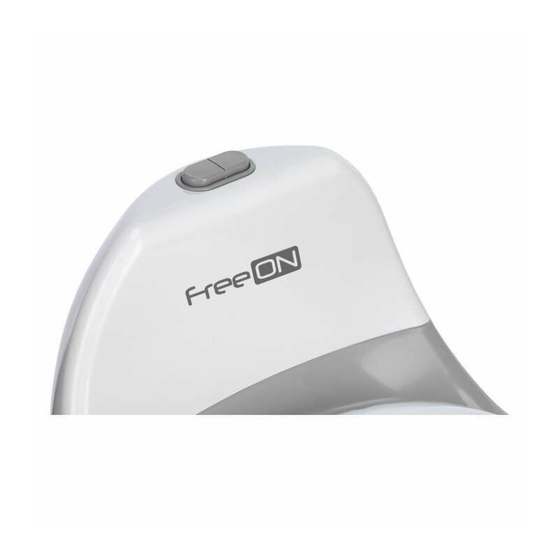 FreeON Olita educativa Trainer Minitoaleta Cu spatiu pentru hartieservetele Cu sunet realist de tras apa Pana la 25 kg 3 ani+ WhiteGrey