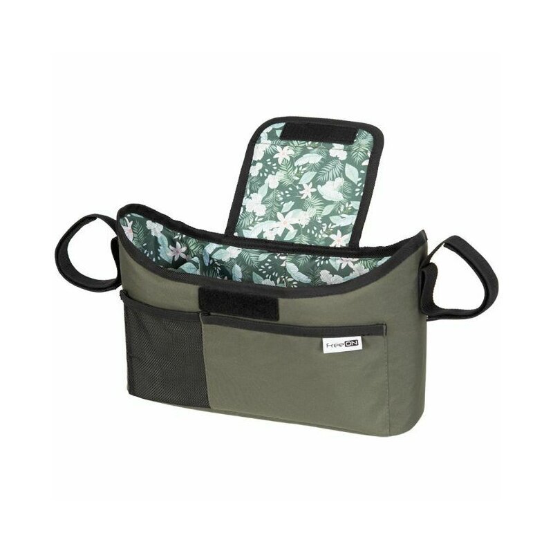 FreeON Organizator universal pentru carucior Olive Green cu multiple compartimente