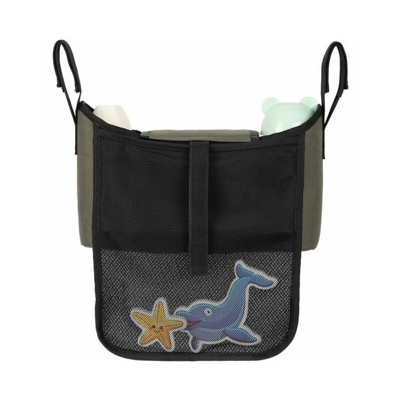 FreeON Organizator universal pentru carucior Olive Green cu multiple compartimente