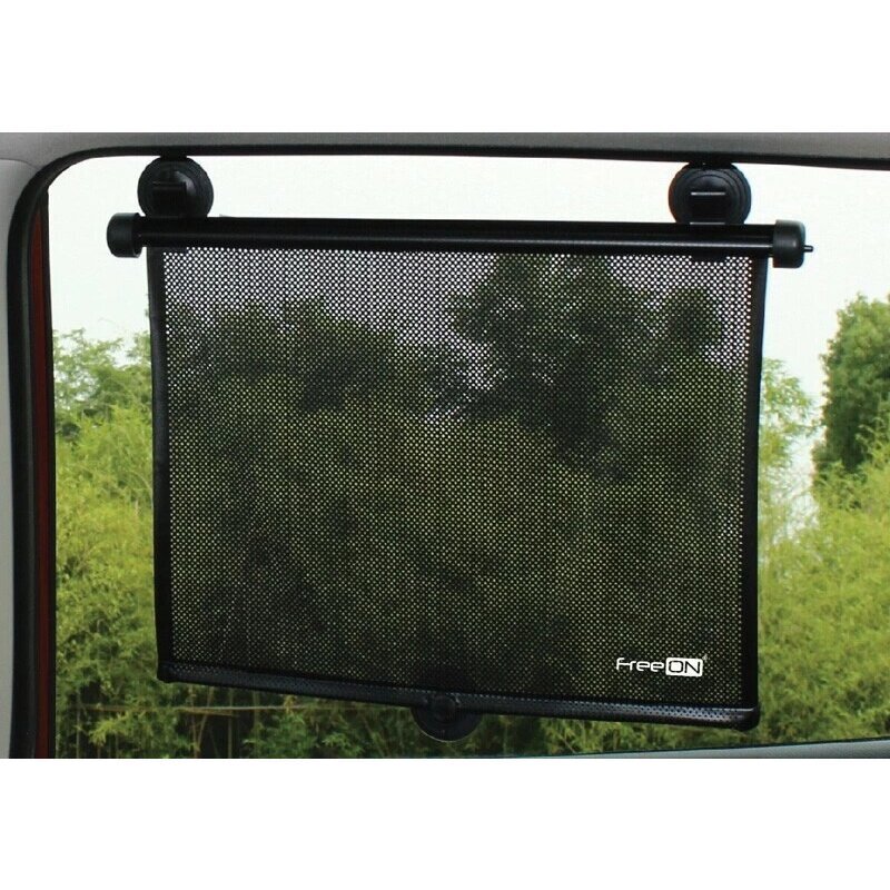 FreeON Parasolar auto retractabil Black