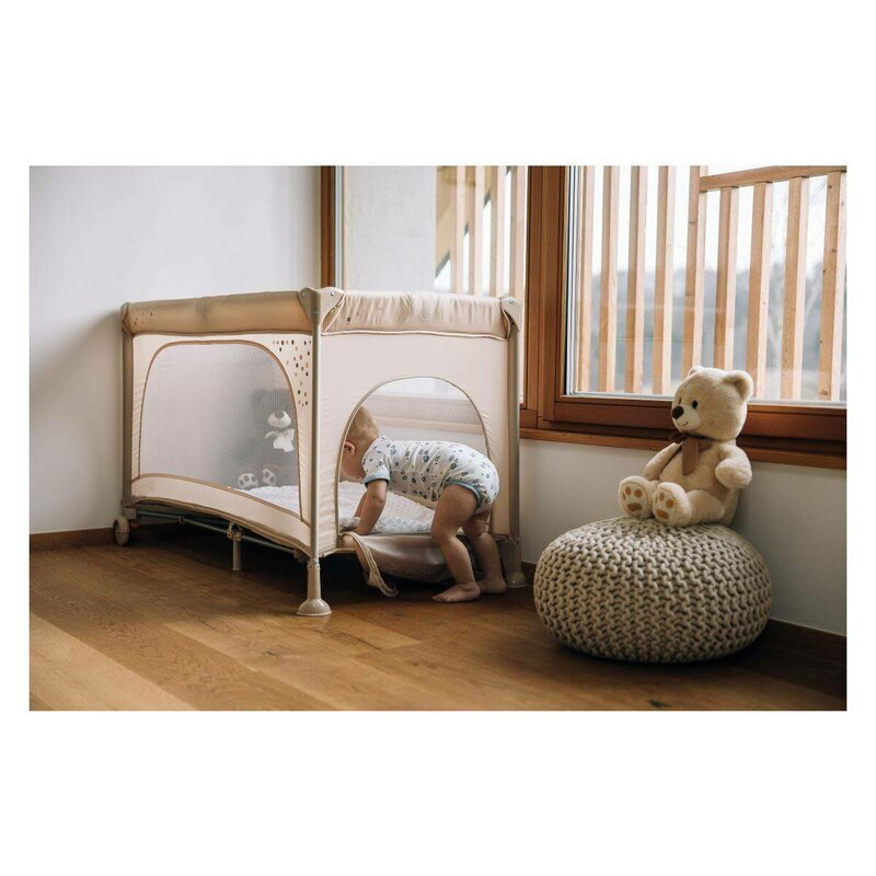 FreeON Patut pliabil cu un nivel 120x60 cm Nook Beige