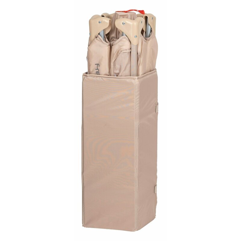 FreeON Patut pliabil pentru copii Nap Beige cu un nivel 120x60 cm