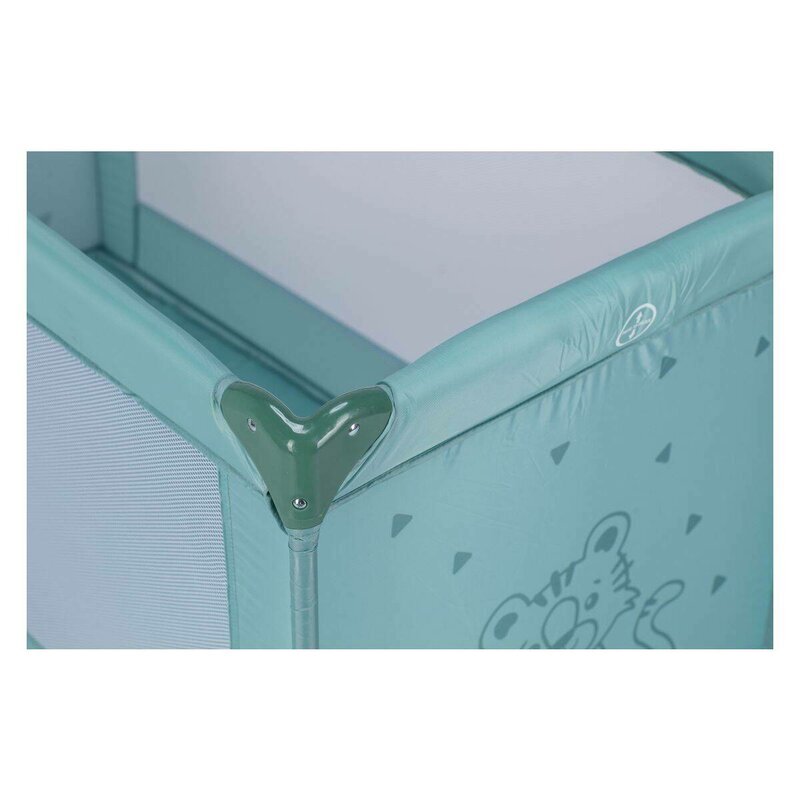 FreeON Patut pliabil pentru copii Nap Green cu un nivel 120x60 cm