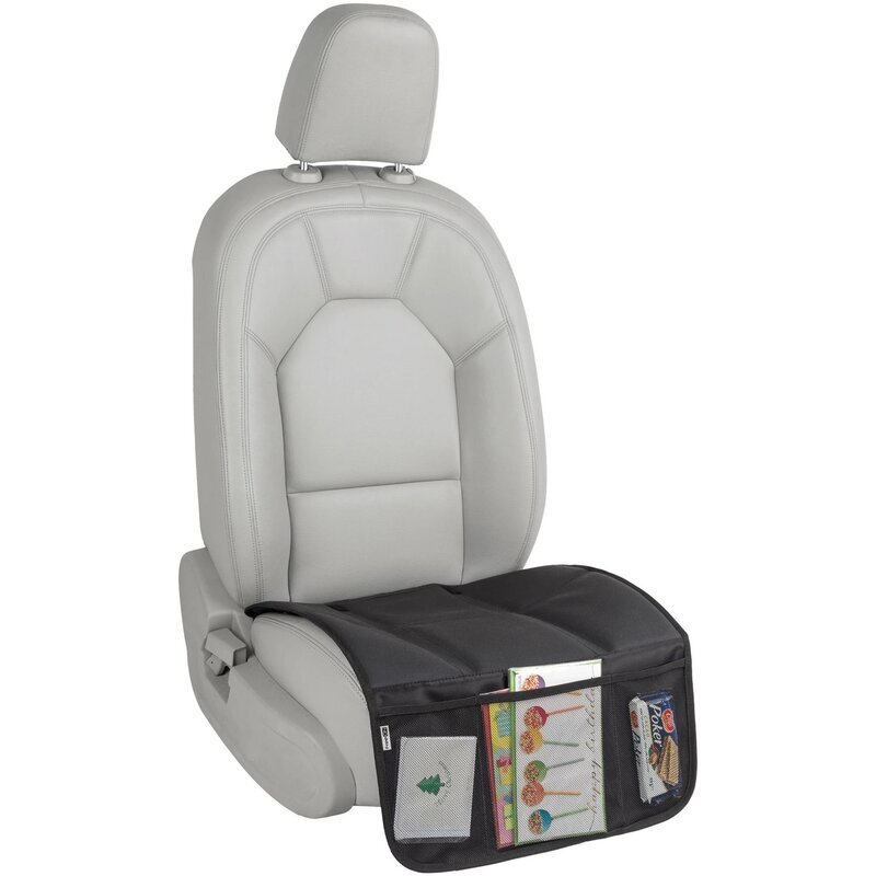 FreeON Protectie scaun auto bancheta si spatar cu organizator 3 in 1 123x48.5 cm negru