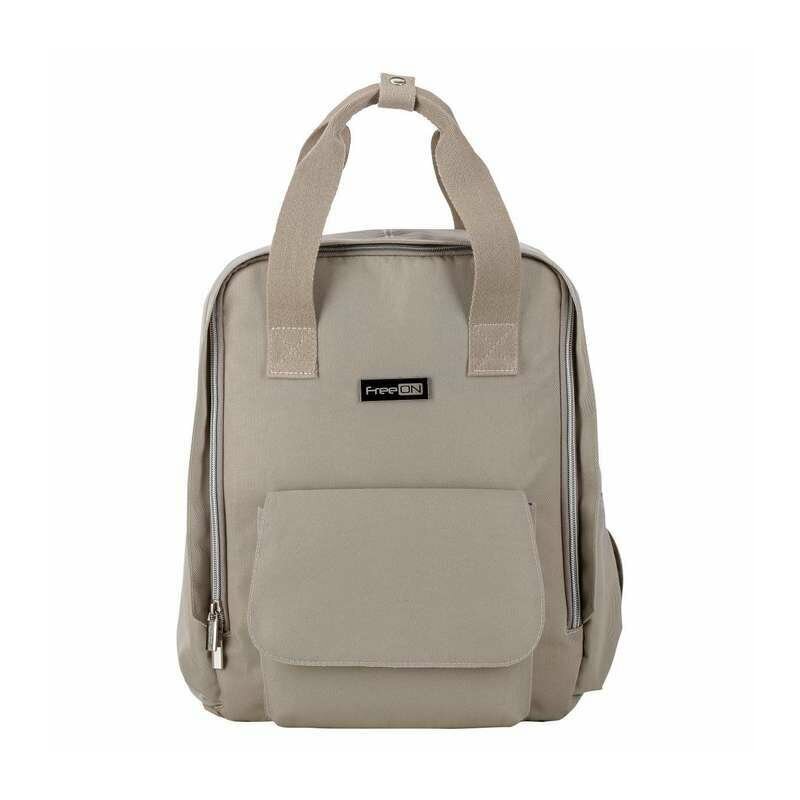 FreeON Rucsac pentru mamici impermeabil cu prindere universala de carucior greybej