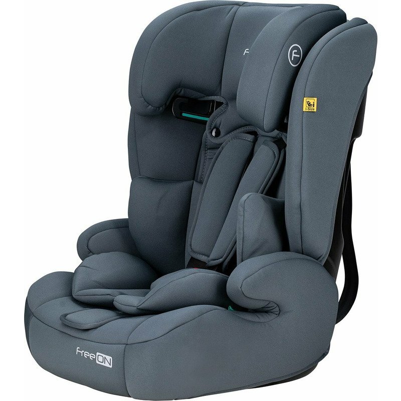 FreeON Scaun auto pentru copii Uran I-Size 76-150cm cu tetiera reglabila in 14 pozitii Dark Grey