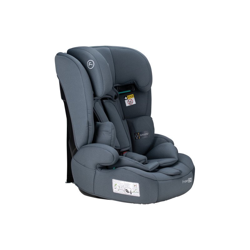 FreeON Scaun auto pentru copii Uran I-Size 76-150cm cu tetiera reglabila in 14 pozitii Dark Grey