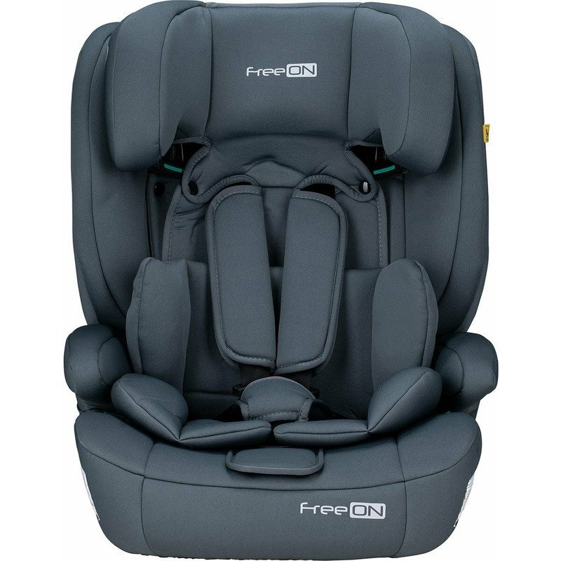 FreeON Scaun auto pentru copii Uran I-Size 76-150cm cu tetiera reglabila in 14 pozitii Dark Grey