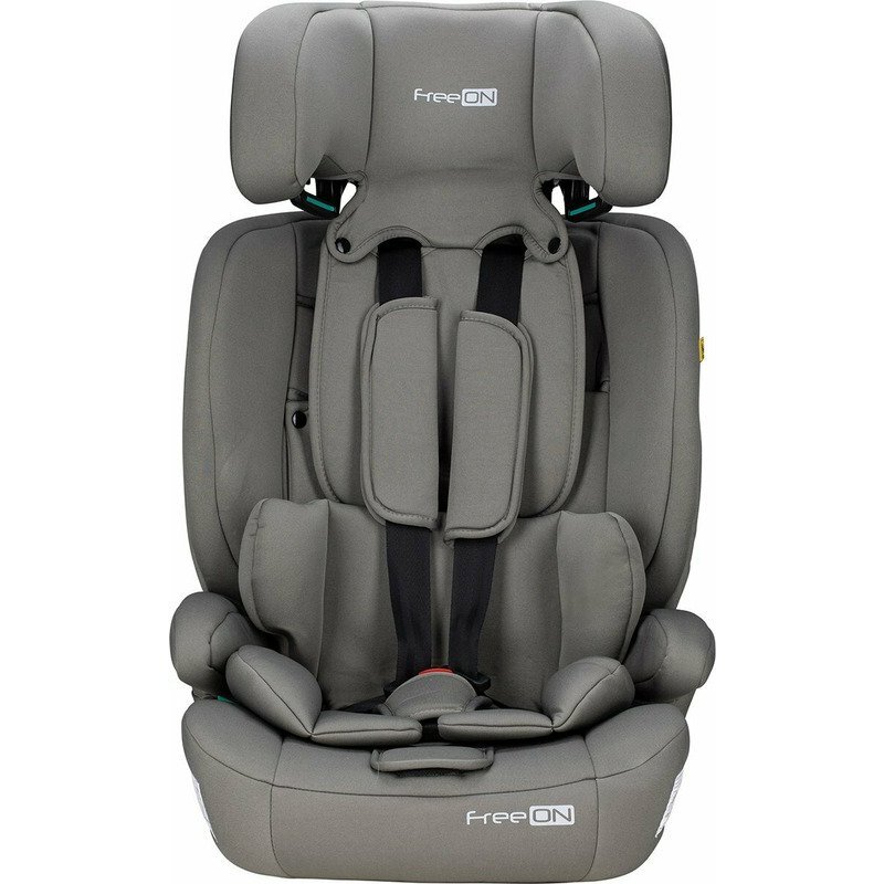 FreeON Scaun auto pentru copii Uran I-Size 76-150cm cu tetiera reglabila in 14 pozitii Khaki Grey