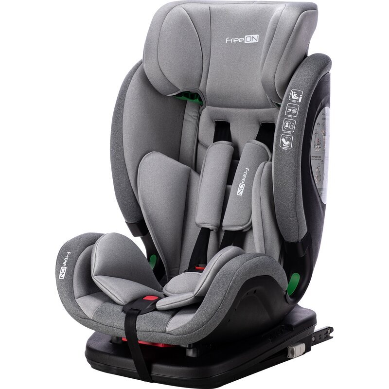 FreeON Scaun auto Trex I-Size 76-150 cm tehnologie Isofix + Top Tether Grey