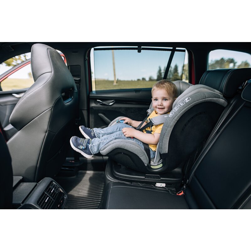 FreeON Scaun auto Trex I-Size 76-150 cm tehnologie Isofix + Top Tether Grey