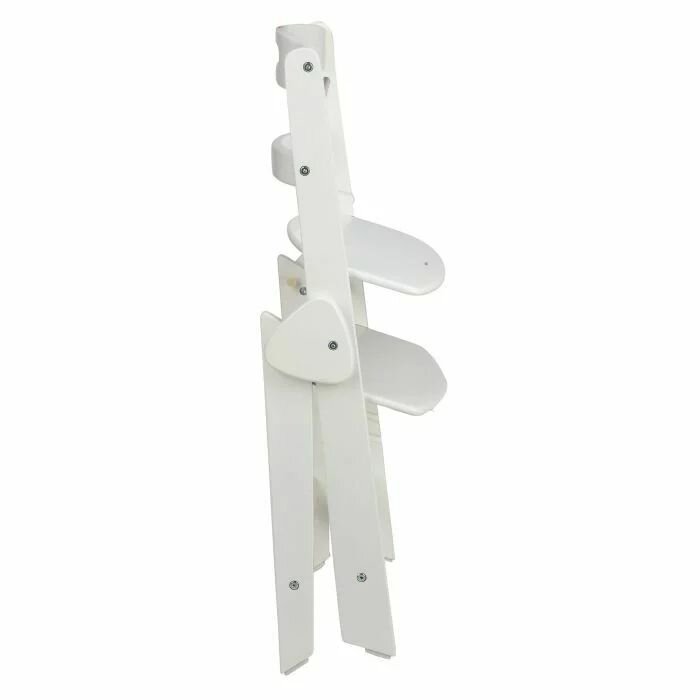 FreeON Scaun de masa Finny Fold White 6 luni-15 kg reglabil pe inaltime pernuta pliabil