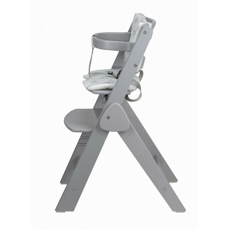 FreeON Scaun de masa Finny FoldGray 6 luni-15 kg reglabil pe inaltime pliabil