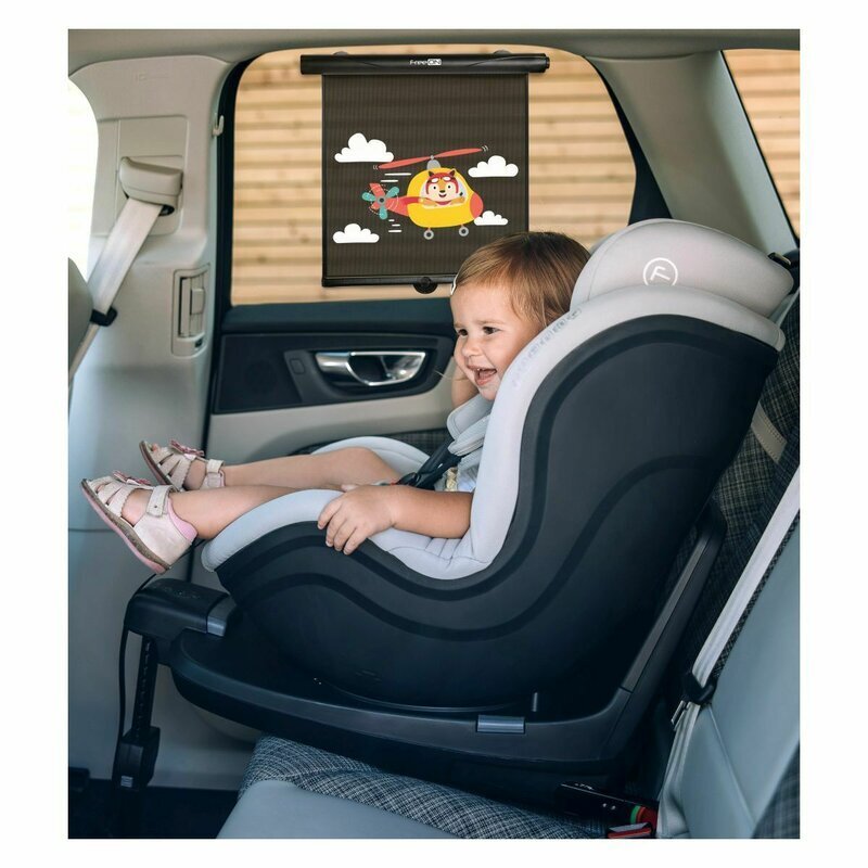 FreeON Set 2 parasolare auto retractabile functioneaza prin apasarea unui buton black