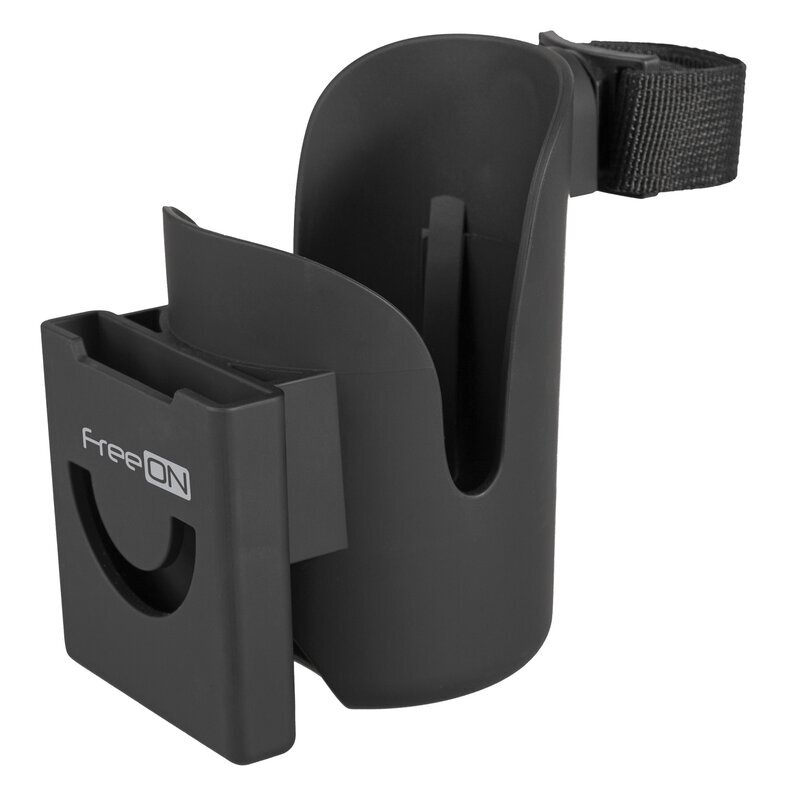 FreeON Suport Multifunctional paharbiberontelefon pentru carucior Black