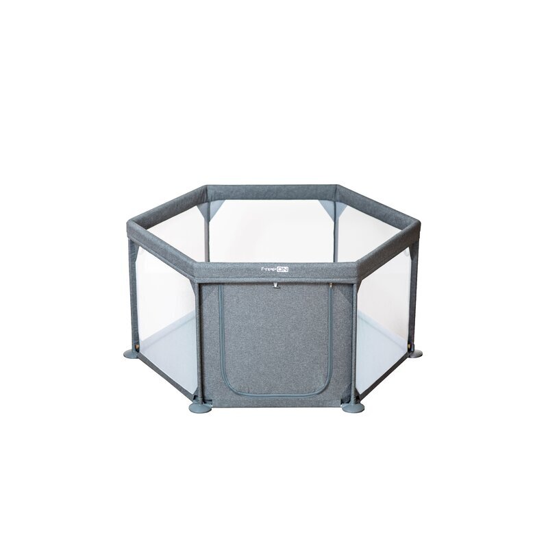 FreeON Tarc de joaca cu 4 manere Hexagonal Grey