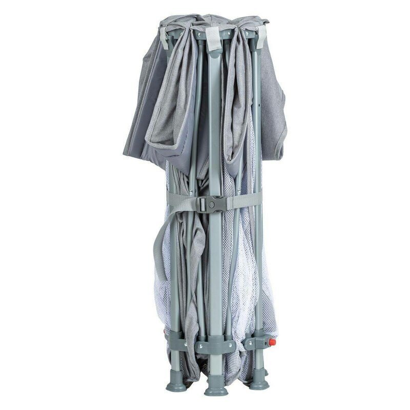 FreeON Tarc de joaca in forma de hexagon pliabil cu geanta de transport 117x74 cm Grey