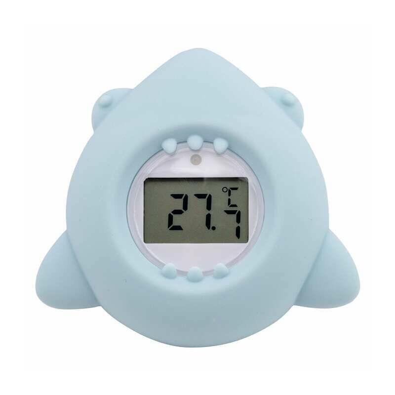 FreeON Termometru digital Shark Blue multifunctional ecran usor de citit BPA free 0 luni+