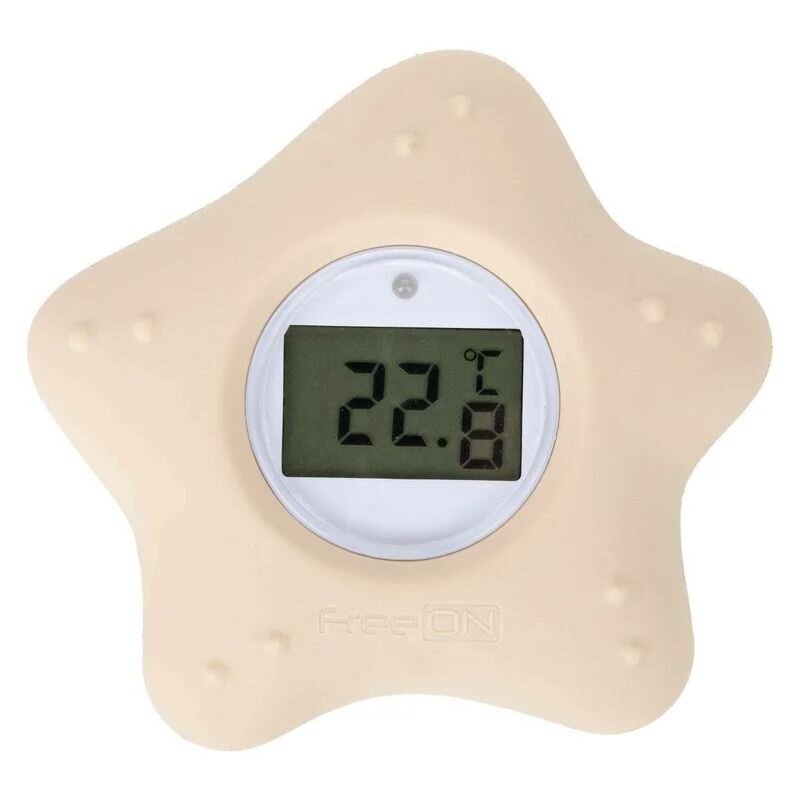 FreeON Termometru digital Starfish Beige multifunctional ecran usor de citit BPA Free 0 luni+