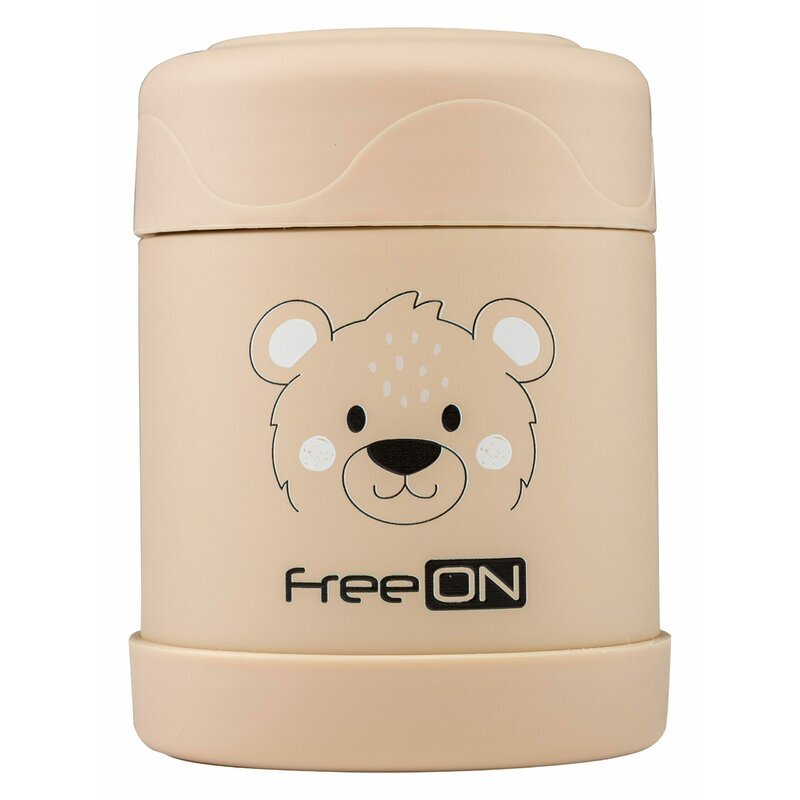 FreeON Termos pentru alimente solide Beige Bear