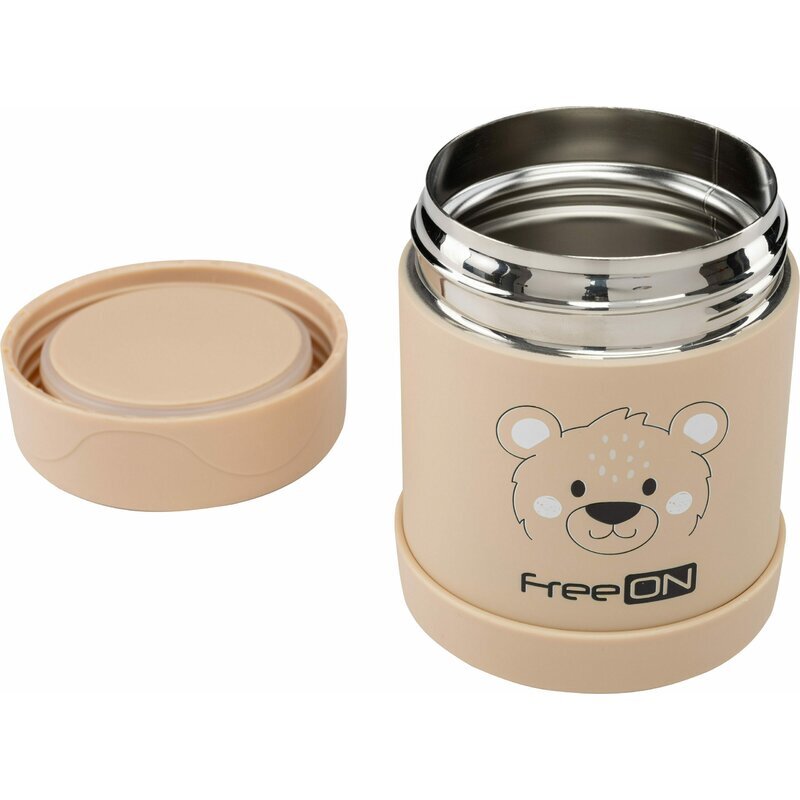 FreeON Termos pentru alimente solide Beige Bear