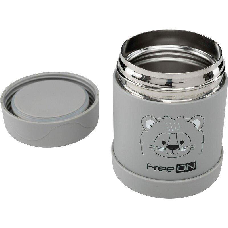 FreeON Termos pentru alimente solide Grey Lion