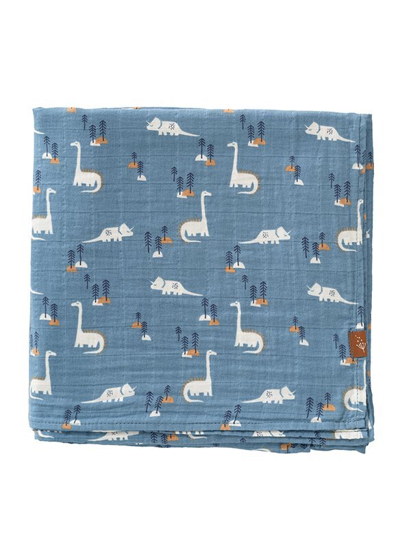 Fresk Muselina pentru copii model Dino 120x120 cm