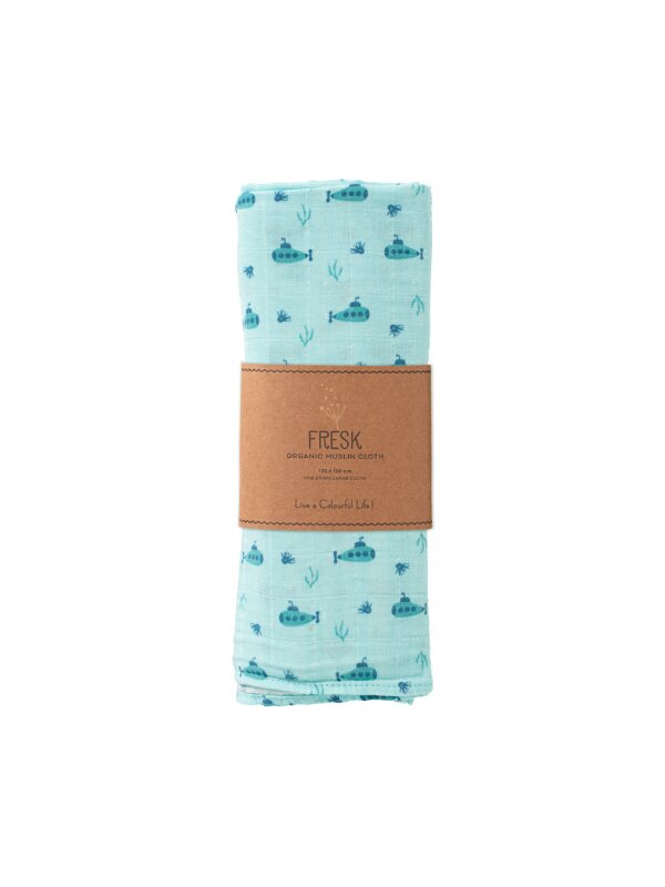 Fresk Muselina pentru copii model Submarine 120x120 cm