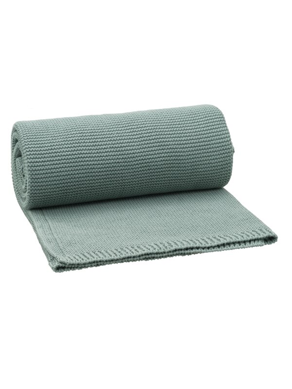Fresk Patura impletita din bumbac organic 80x100 cm verde deschis