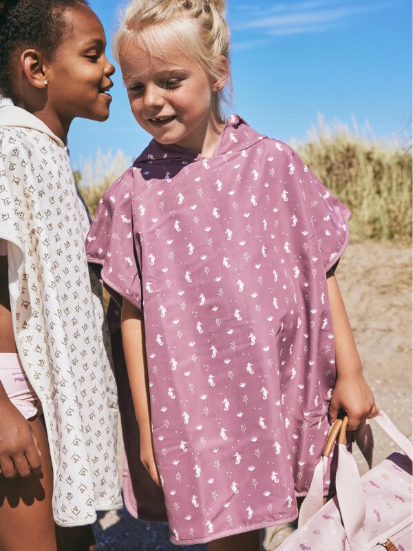 Fresk Poncho plaja anti-UV UPF50+ model Seahorse