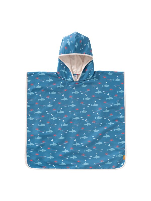 Fresk Poncho plaja cu protectie solara model Rechin