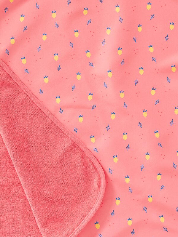 Fresk Poncho plaja cu protectie solara model Summer Fruit