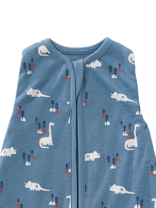 Fresk Sac de dormit cocon din bumbac organic 0-3 luni model Dino