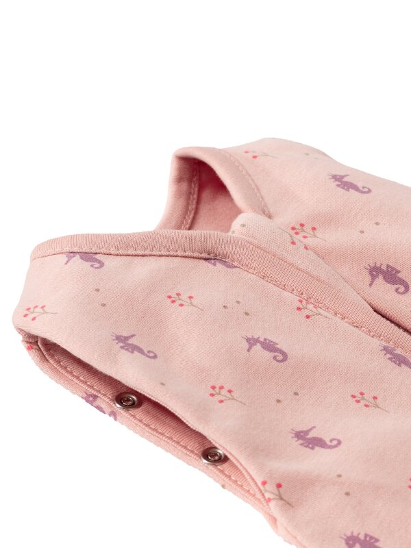 Fresk Sac de dormit din bumbac organic 0-3 luni model Seahorse