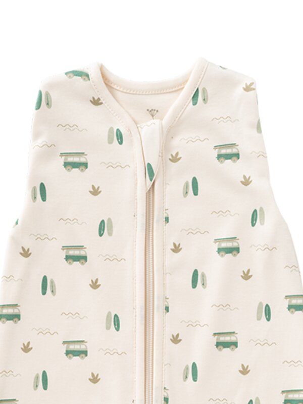 Fresk Sac de dormit din bumbac organic 0-3 luni model Surfboy