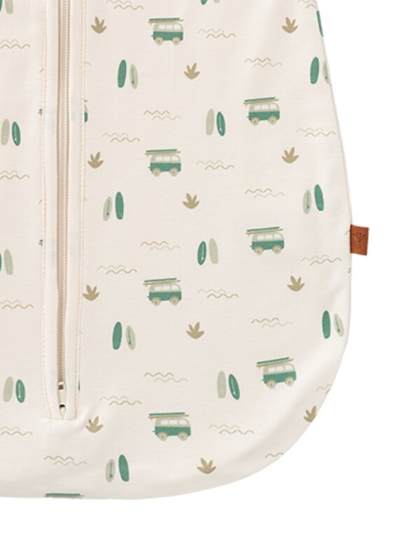 Fresk Sac de dormit din bumbac organic 0-3 luni model Surfboy