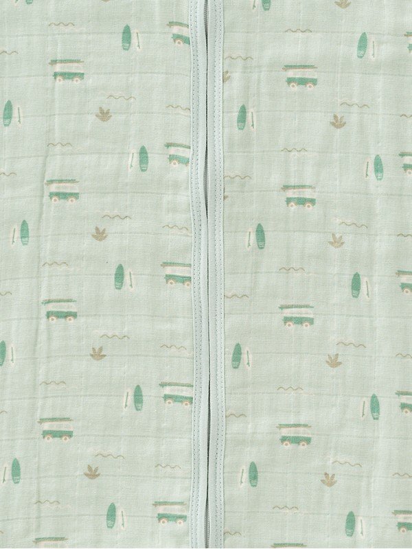 Fresk Sac de dormit din muselina 0-6 luni model Surfboy