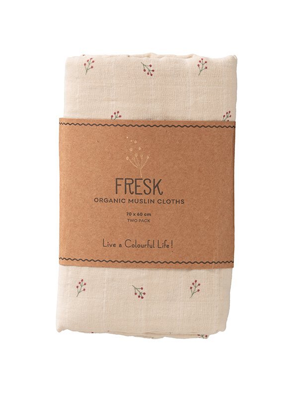Fresk Set 2 museline 70x60 cm model Berries