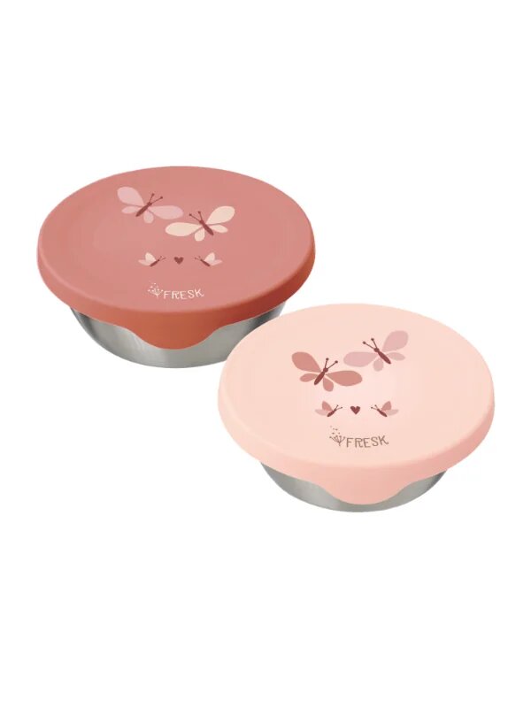 Fresk Set 2 recipiente pentru gustari model Butterfly