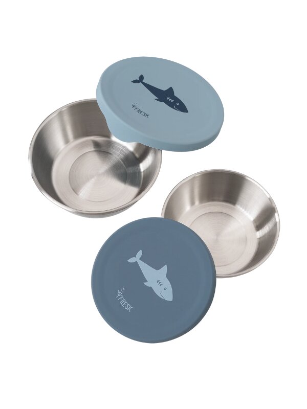 Fresk Set 2 recipiente pentru gustari Shark