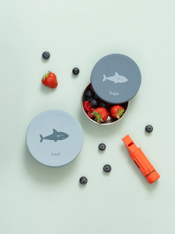 Fresk Set 2 recipiente pentru gustari Shark