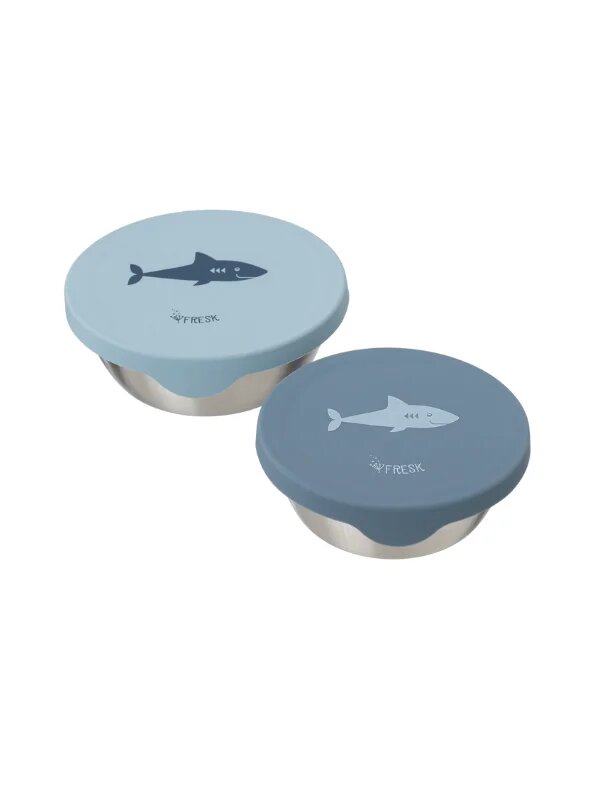 Fresk Set 2 recipiente pentru gustari Shark