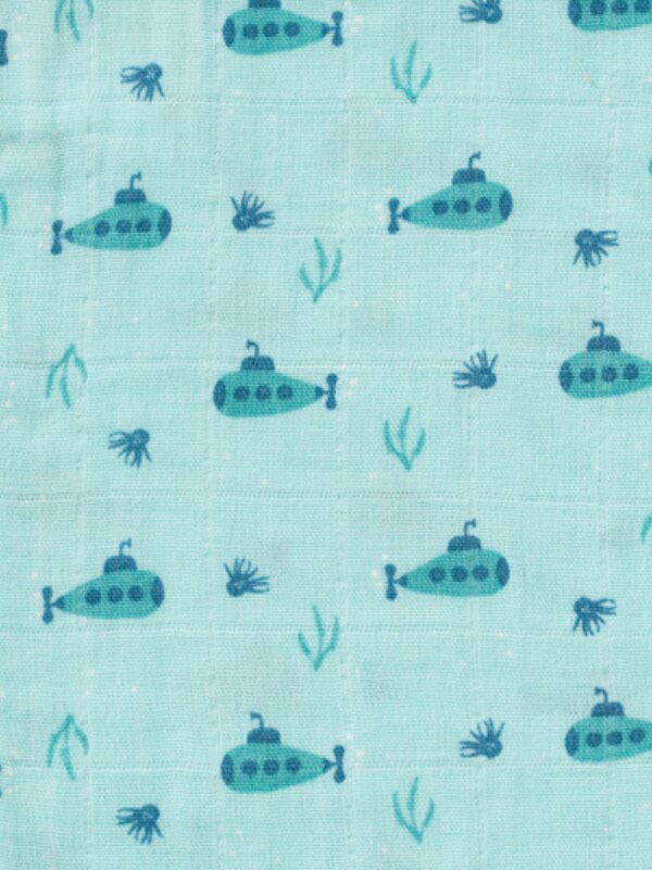 Fresk Set 3 manusi de muselina pentru baie model Submarine