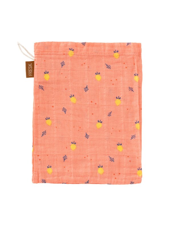 Fresk Set 3 manusi de muselina pentru baie model Summer Fruit